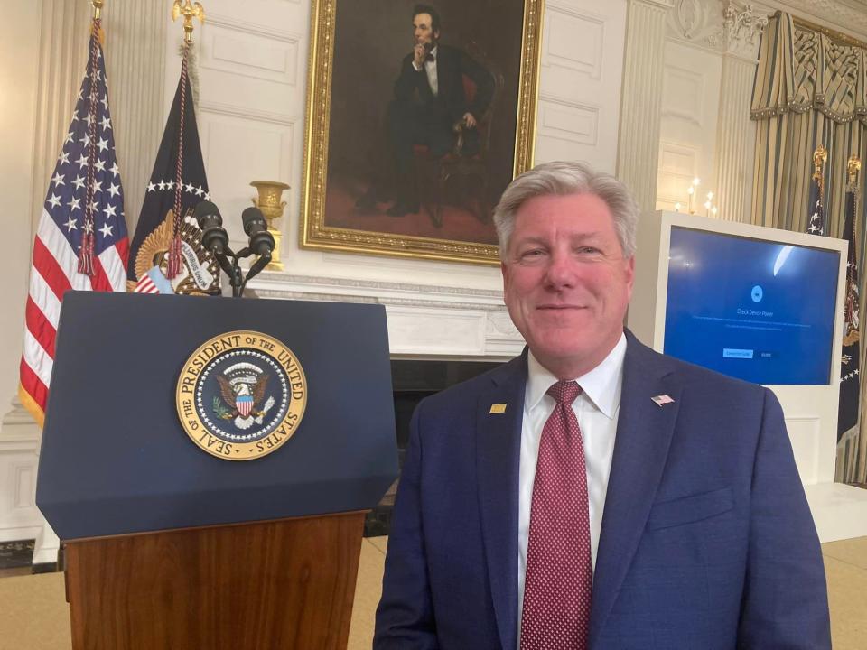 Certified financial planner Dan Moisand of an October 2023 visit to Washington, D.C: "What was it like to go to the White House for a presidential announcement? Regardless of your opinions on President Biden, it was a fantastic experience!"