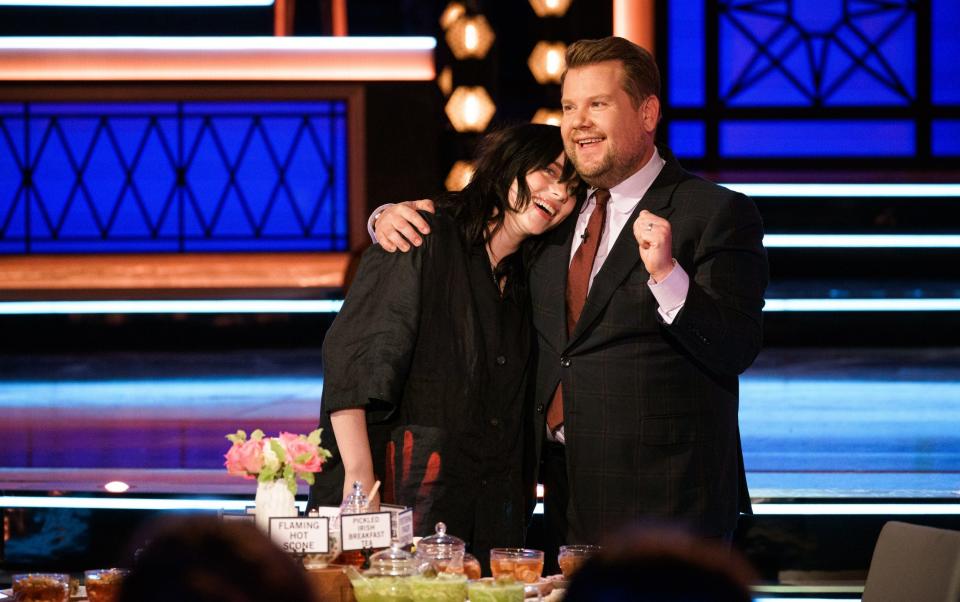 Billie Eilish and James Corden - CBS