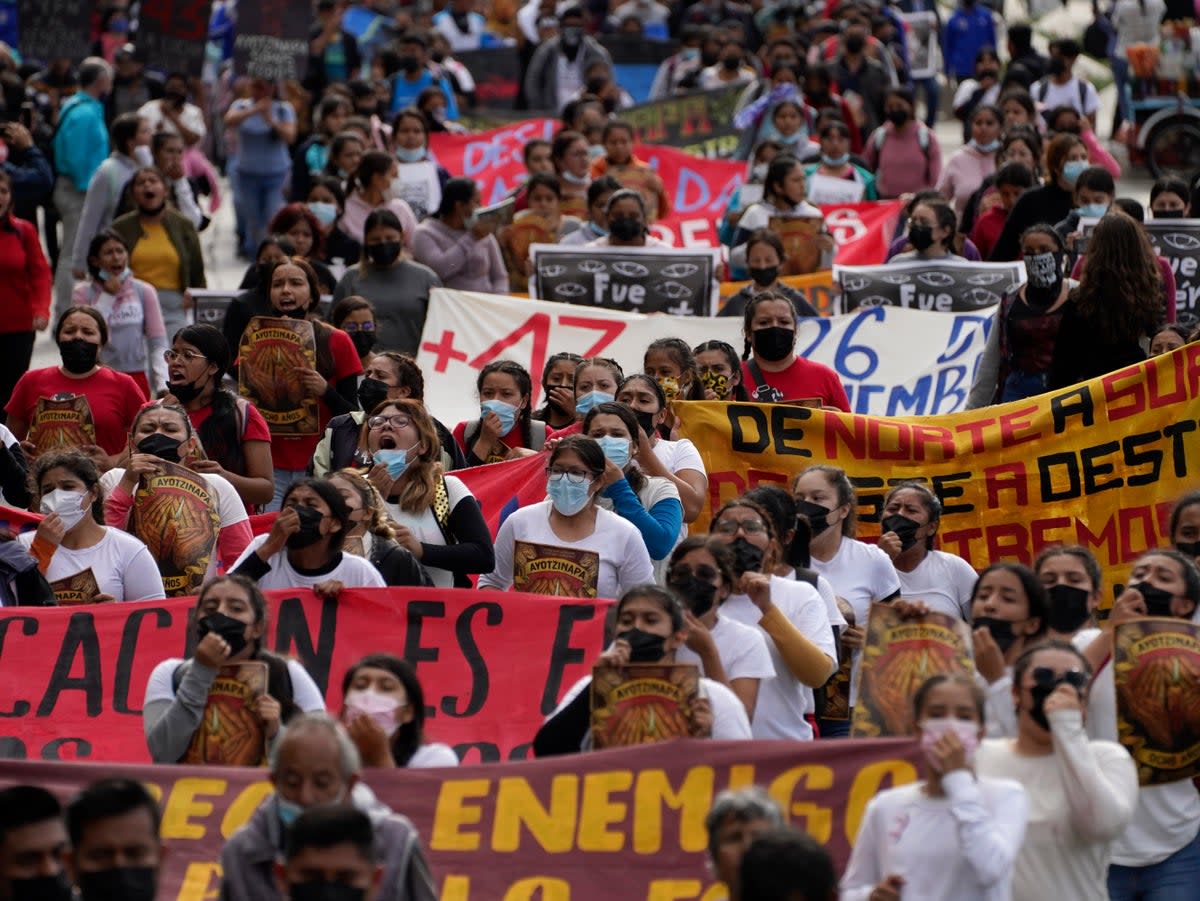 APTOPIX Mexico Missing Students (Copyright 2022 The Associated Press. All rights reserved)