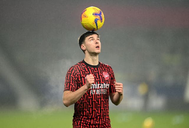 Kieran Tierney has travelled with the Arsenal squad after returning to training recently.