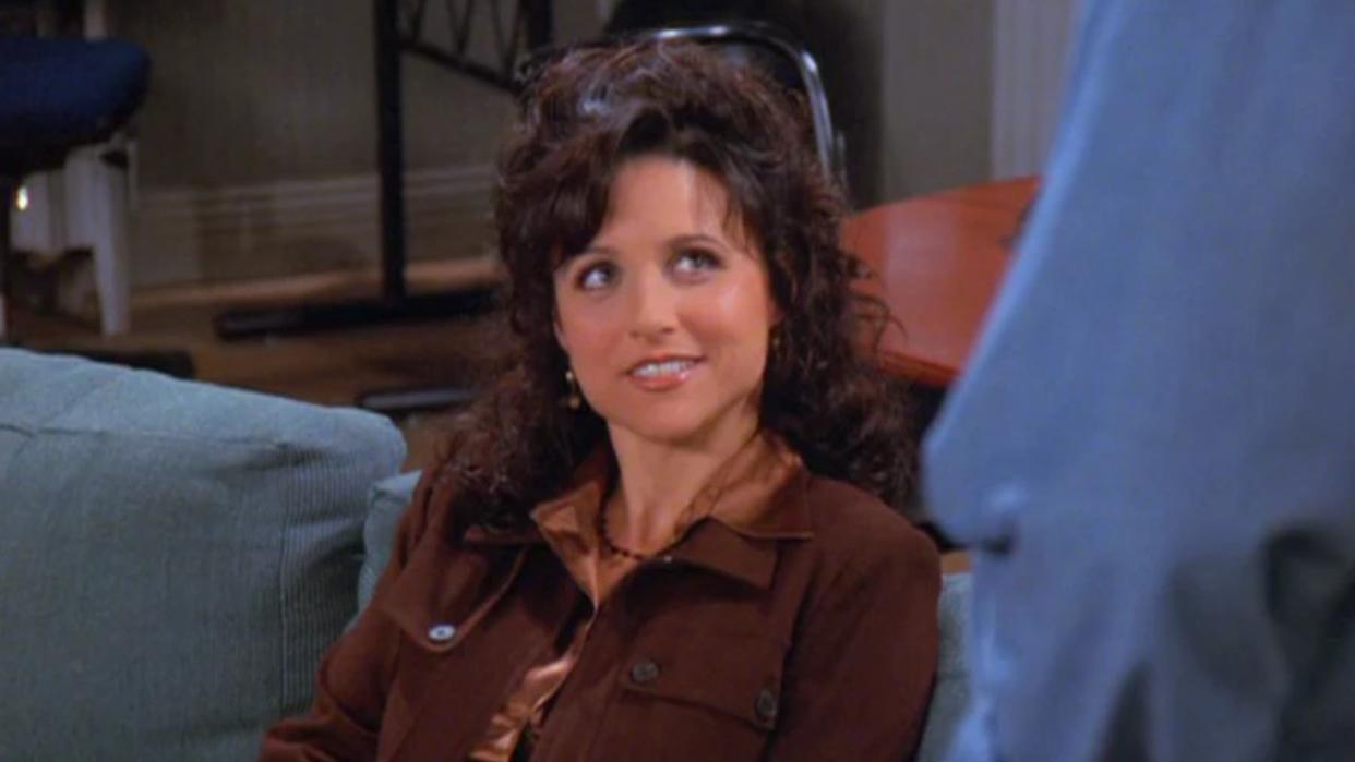  Julia Louis-Dreyfus as Elaine Benes on Seinfeld. 