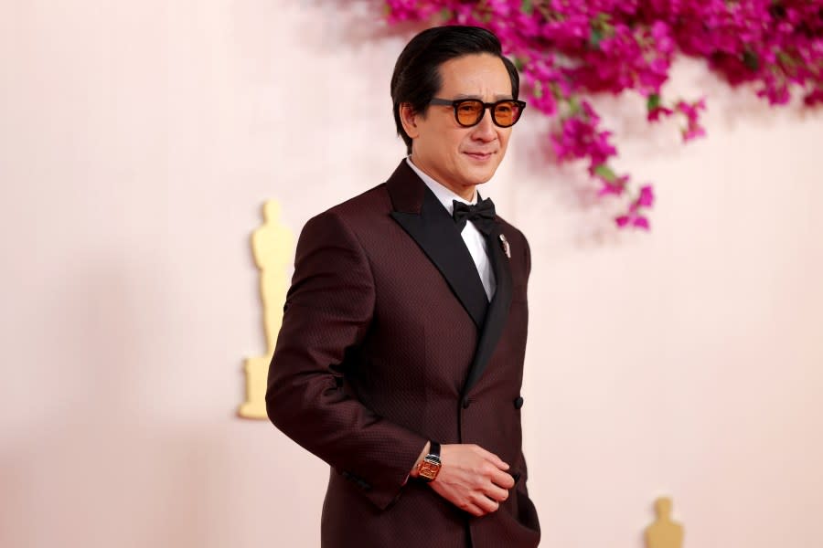 HOLLYWOOD, CALIFORNIA – MARCH 10: Ke Huy Quan attends the 96th Annual Academy Awards on March 10, 2024 in Hollywood, California. (Photo by Mike Coppola/Getty Images)