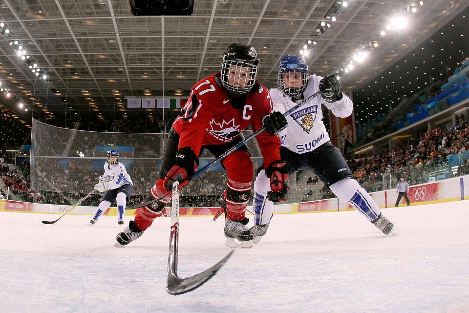 Cassie Campbell-Pascall captained Canada at two Olympic Games. (Getty Images)