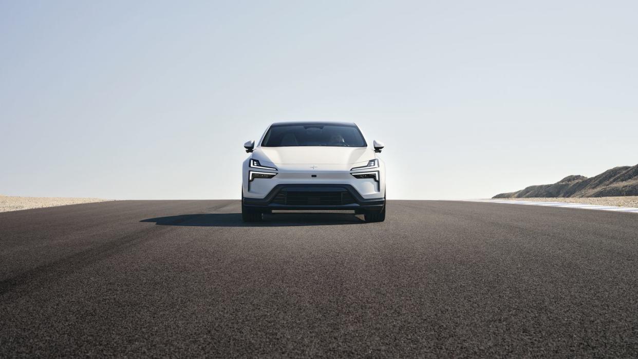 polestar 4 front end view