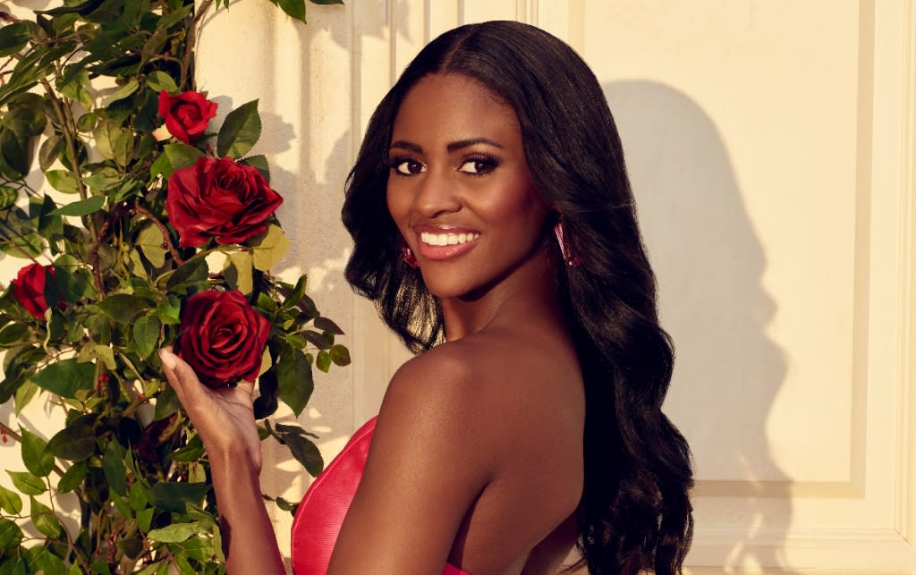 The Bachelorette Charity Lawson in a promo photo