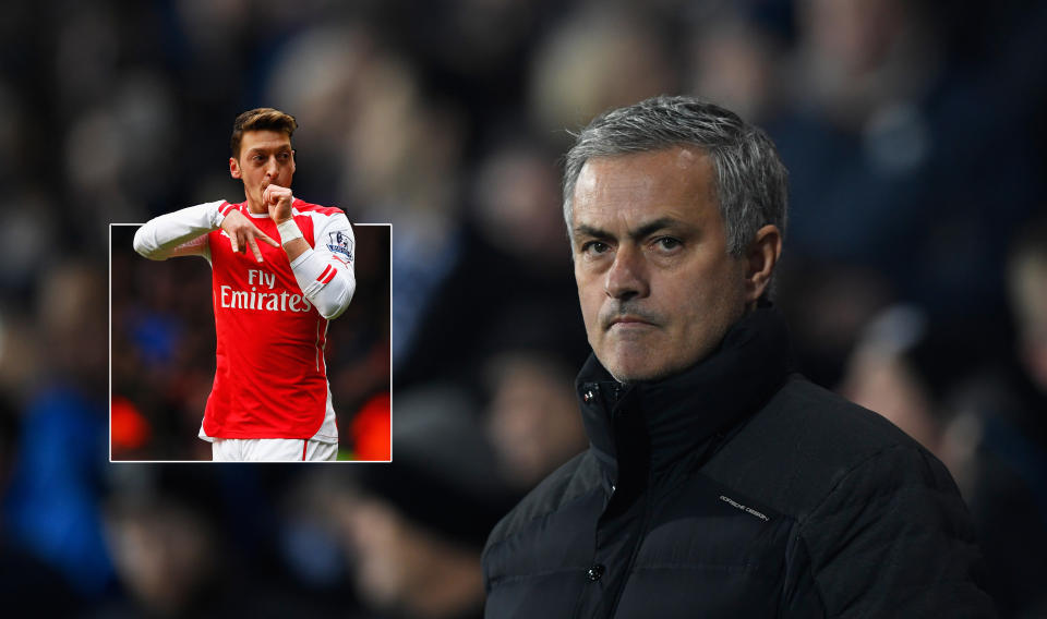 Jose Mourinho conoce muy bien a Mesut Ozil desde que ambos pertenecían al Real Madrid.