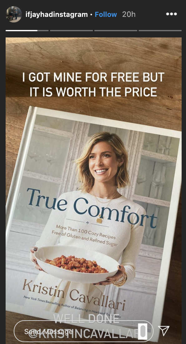 Jay Cutler praises ex Kristin Cavallari on new cookbook, brags that he got  his copy 'for free