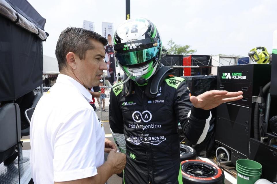 By virtue of his 14th-place finish in Sunday's 2023 IndyCar season-finale, rookie driver Agustin Canapino earned his team a spot in next year's Leaders Circle program, worth more than $1 million.