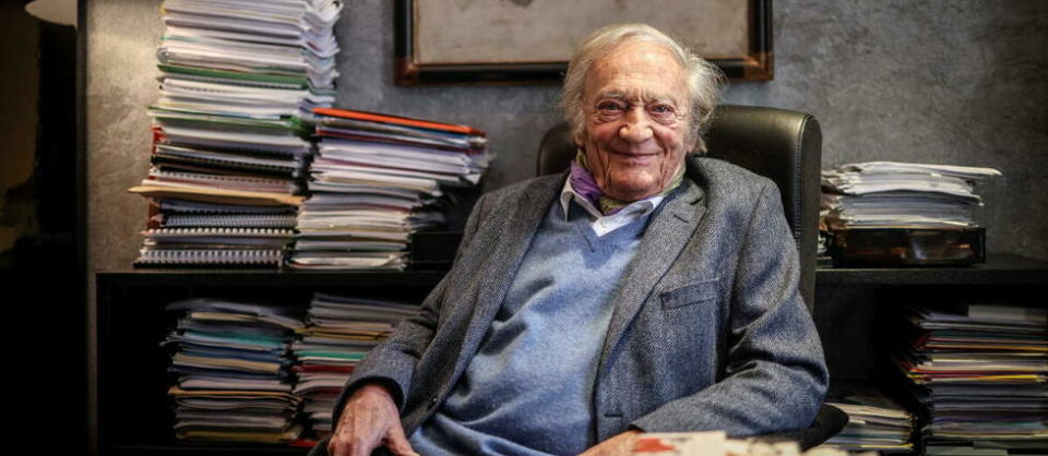 Le journaliste et essayiste Philippe Tesson est mort mercredi à l'âge de 94 ans.  - Credit:Luc Nobout / MAXPPP / IP3 PRESS