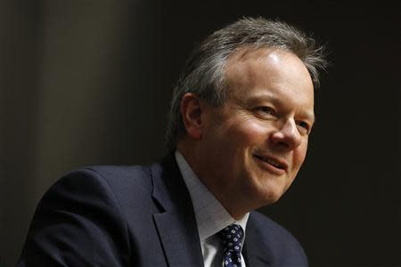 Bank of Canada Governor Stephen Poloz speaks during an interview with Reuters in Ottawa December 17, 2013. REUTERS/Chris Wattie