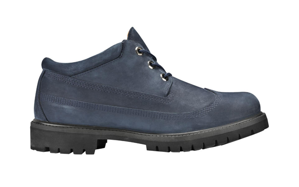 Best Ankle Boots: Timberland x Engineered Garments Waterproof Oxford in Navy