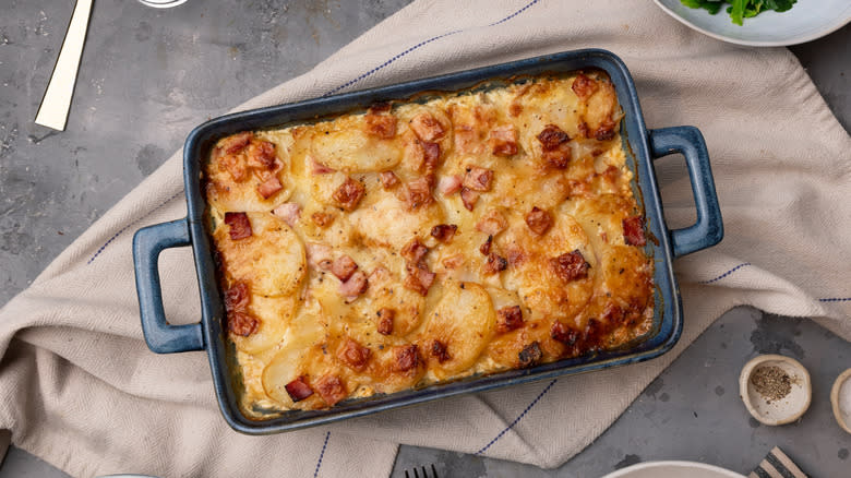 ham and potatoes au gratin