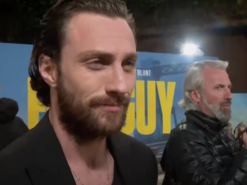 Aaron Taylor-Johnson addressed rumours once again (Associated Press)