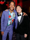 <p>Former <em>Community </em>costars Danny Pudi and Ken Jeong reunite at the HCA TV Awards: Streaming at the Beverly Hilton on Aug. 14 in Beverly Hills, California.</p>