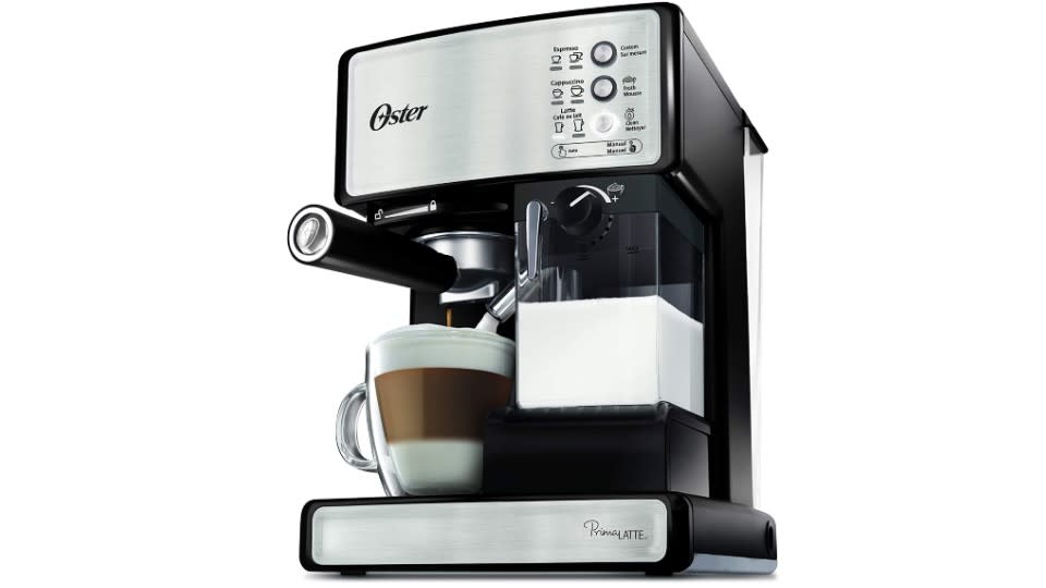 Oster Prima Latte Espresso, Cappuccino and Latte Maker - Amazon, $225