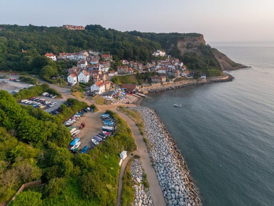 This secluded spot is a quaint village hidden behind the peak of a hill (Getty Images/iStockphoto)