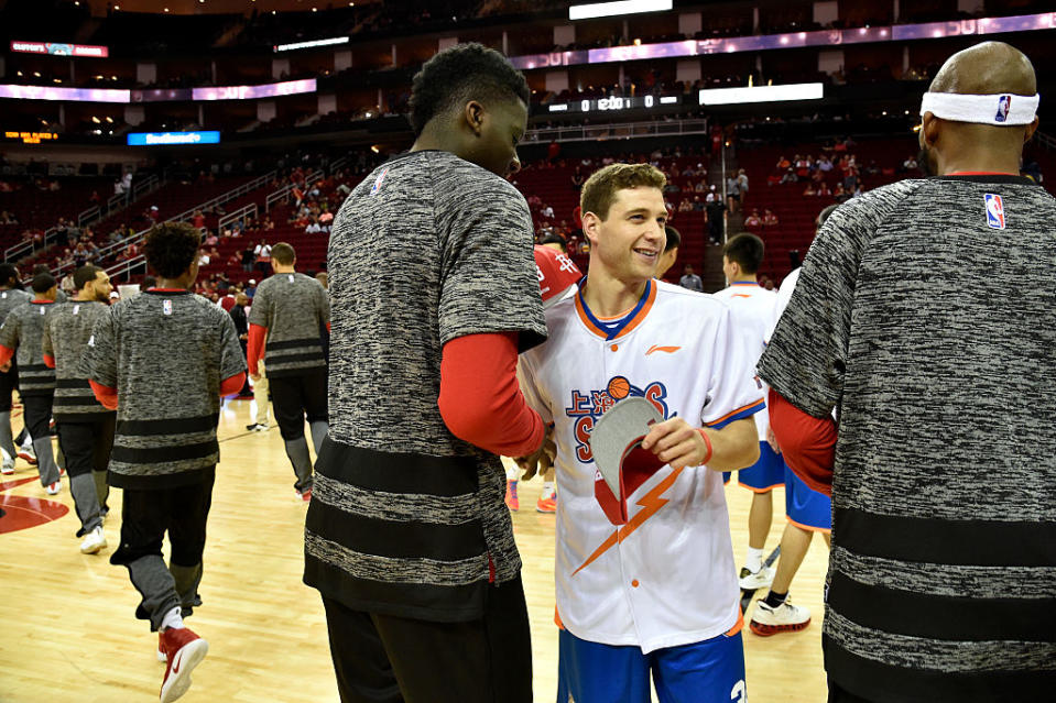 Former NBA lottery pick Jimmer Fredette has spent the last two seasons playing for China’s Shanghai Sharks. (AP)