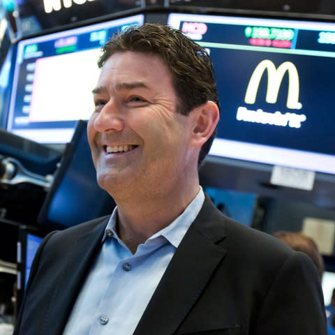 McDonald's global boss Steve Easterbrook  - Credit: AP
