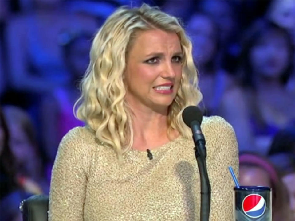 'X Factor': The Facial Expressions of Britney Spears