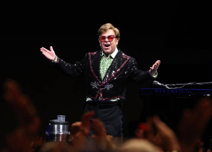 Elton John onstage