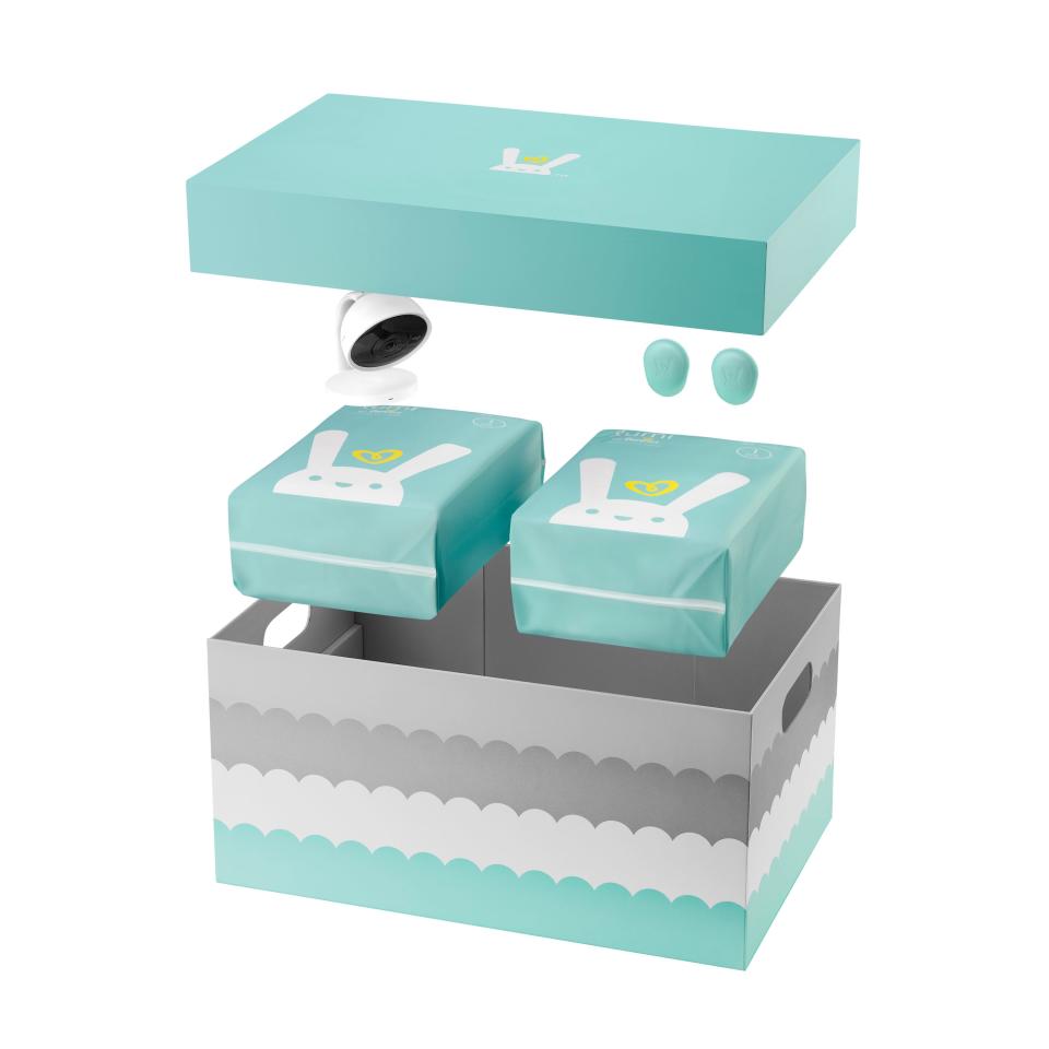 Each activity sensor attaches easily to a velcro-like patch on the bottom of each Lumi by Pampers diaper and has a battery life of about three months. Pampers recommends that the sensors be used for newborn to 12-month-old babies.