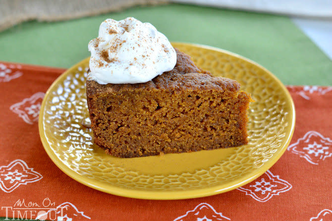 <strong>Get the <a href="http://www.momontimeout.com/2013/10/slow-cooker-pumpkin-pie-cake/" target="_blank">Slow Cooker Pumpkin Pie Cake recipe </a>from Mom on Time Out</strong>