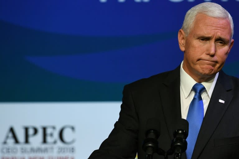 US Vice President Mike Pence stressed that Washington wanted a 'better relationship' with Beijing