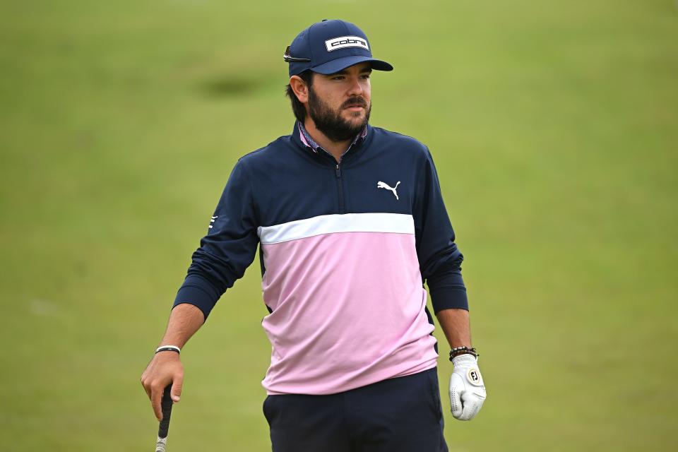 Angel Hidalgo, shown during day the KLM Open in Amsterdam on June 21, qualified for the 2024 British Open on his final hole.