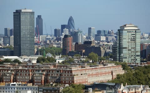 A view of the capital's ever-expanding skyline - Credit: Getty