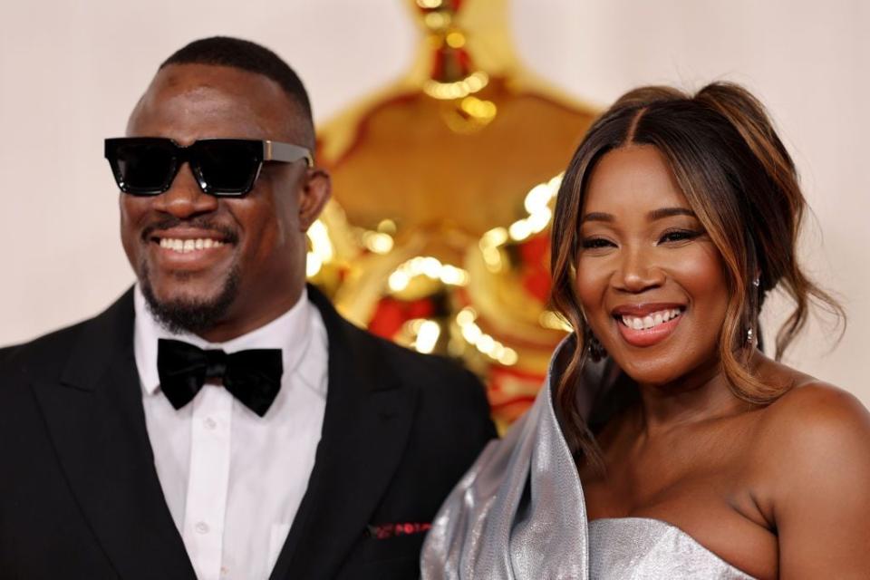 DJ M.O.S. and DJ Kiss attend the 96th Annual Academy Awards.