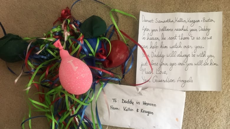'To Daddy in Heaven:' Family hears from 'guardian angels' after sending a letter to dad
