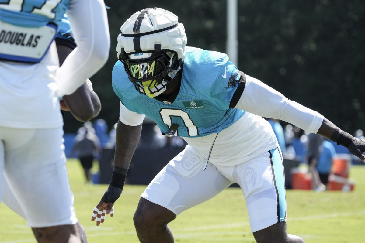 Brian Burns returns to Panthers practice in pads; status for Sunday's game  remains uncertain – NewsNation