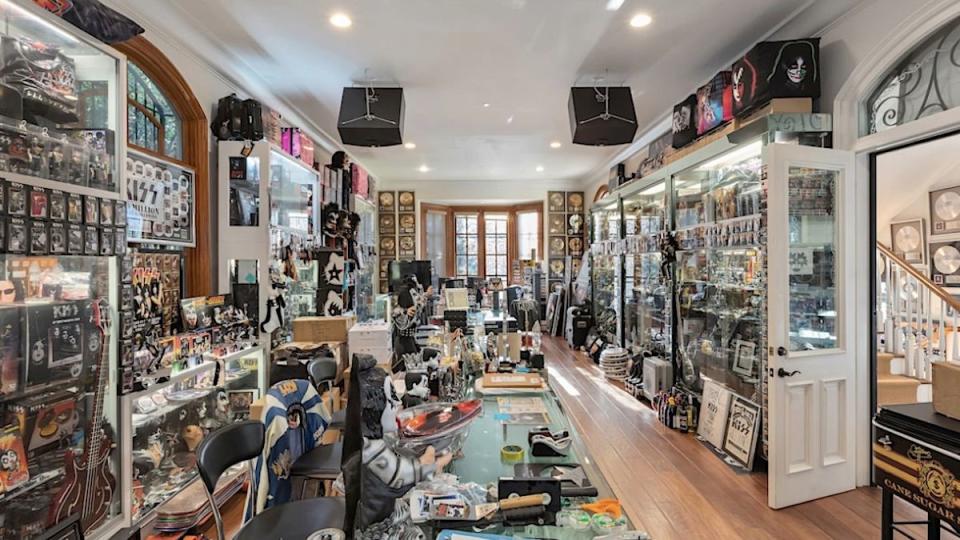 Gene Simmons Mansion memorabilia