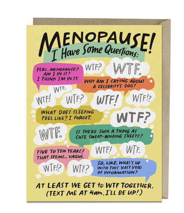 The Naomi Watts Menopause Collection greeting card