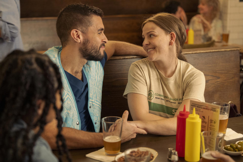 Josh Segarra and Heléne York