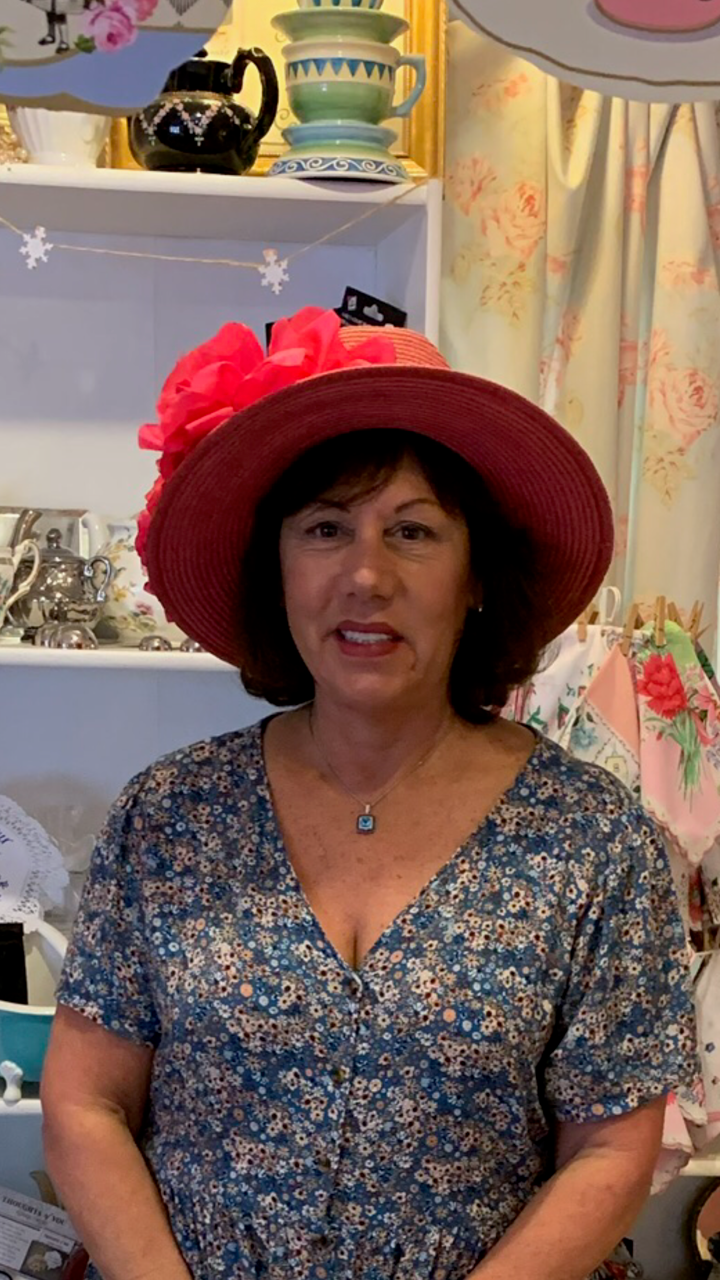 Cheryl Sullivan at a ladies luncheon at the Calabash Garden Tea Room & Gift Shop in Calabash. Sullivan and her husband, John, are part of the North Brunswick Newcomers Club.