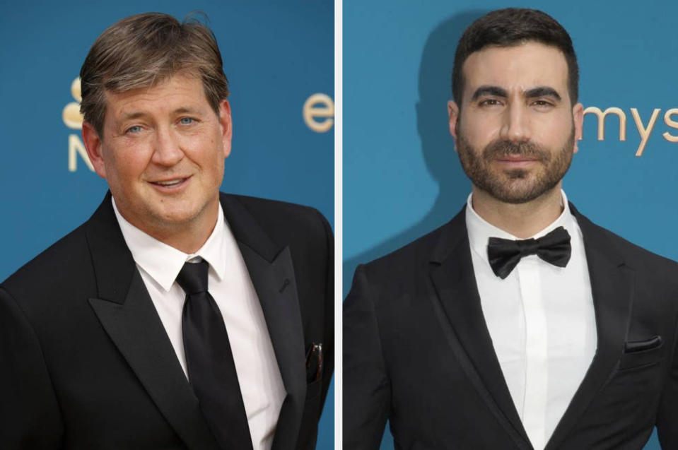 Bill Lawrence attends the 74th Primetime Emmys at Microsoft Theater on September 12, 2022 in Los Angeles, California, Brett Goldstein arrives to the 74th Annual Primetime Emmy Awards held at the Microsoft Theater on September 12, 2022