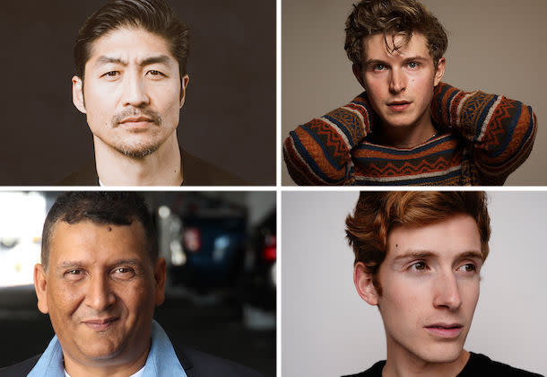 Clockwise from top left: Brian Tee (photo by Sela Shiloni), Johnny Brechtold (by Rowan Daly), Daniel David Stewart and Roberto Montesinos