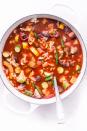 <p>Get the <a href="https://theviewfromgreatisland.com/minestrone-soup-recipe/" rel="nofollow noopener" target="_blank" data-ylk="slk:Italian Minestrone Soup;elm:context_link;itc:0;sec:content-canvas" class="link ">Italian Minestrone Soup</a> recipe.</p><p>Recipe from <a href="https://theviewfromgreatisland.com/" rel="nofollow noopener" target="_blank" data-ylk="slk:A View From Great Island;elm:context_link;itc:0;sec:content-canvas" class="link ">A View From Great Island</a>.</p>