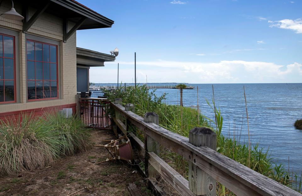 Nick's Boathouse offers diners some of the best views of Pensacola Bay and the downtown waterfront. 