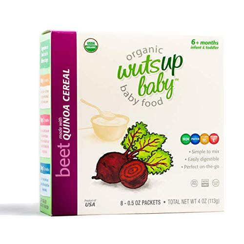 10) Organic Quinoa Infant & Baby Cereal Travel Packs (8-Count)