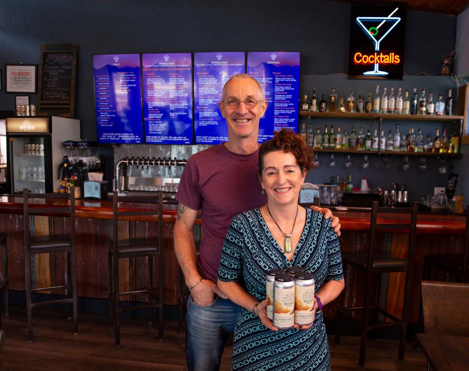 DropÊBearÊBrewery is owned by couple Dave and Lorraine Lehane from Australia who have traveled extensively and ended up settling in Eugene. They decided to open a brewery in the former Turtles space serving beers they enjoyed in Australia and other brews.