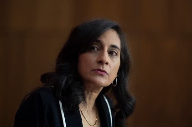 Public Services and Procurement Minister Anita Anand says her government remains committed to COVAX but all Canadians who want a vaccine should get one before Canada shares doses with any other country. (Adrian Wyld/The Canadian Press - image credit)