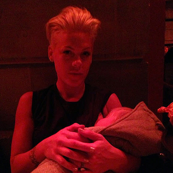 Celebrity Mums Share Breastfeeding Photos