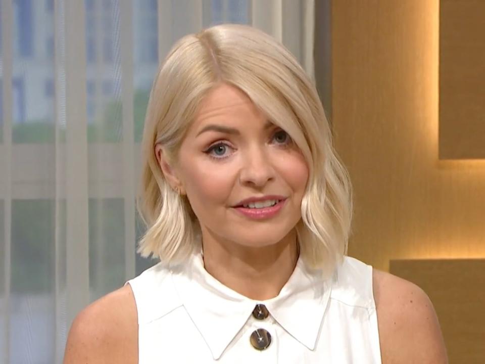 Holly Willoughby gave a divisive Phillip Schofield speech. upon her ‘This Morning’ return (ITV)