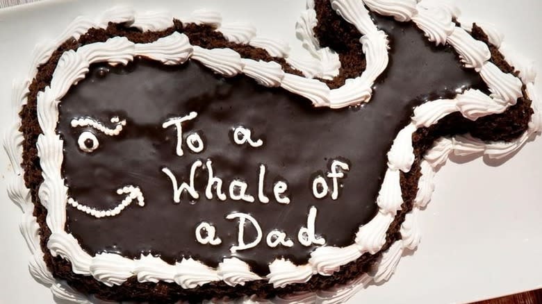 The original Fudgie the Whale cake