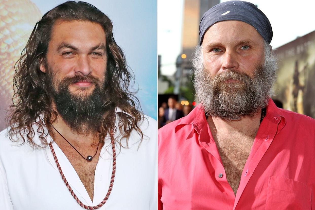 Jason Momoa poses at the Australian premiere of Aquaman on December 18, 2018 in Gold Coast, Australia. (Photo by Chris Hyde/Getty Images); Director Marcus Nispel attends the world premiere of "Conan The Barbarian" held at Regal Cinemas L.A. Live on August 11, 2011 in Los Angeles, California. (Photo by Alexandra Wyman/WireImage)