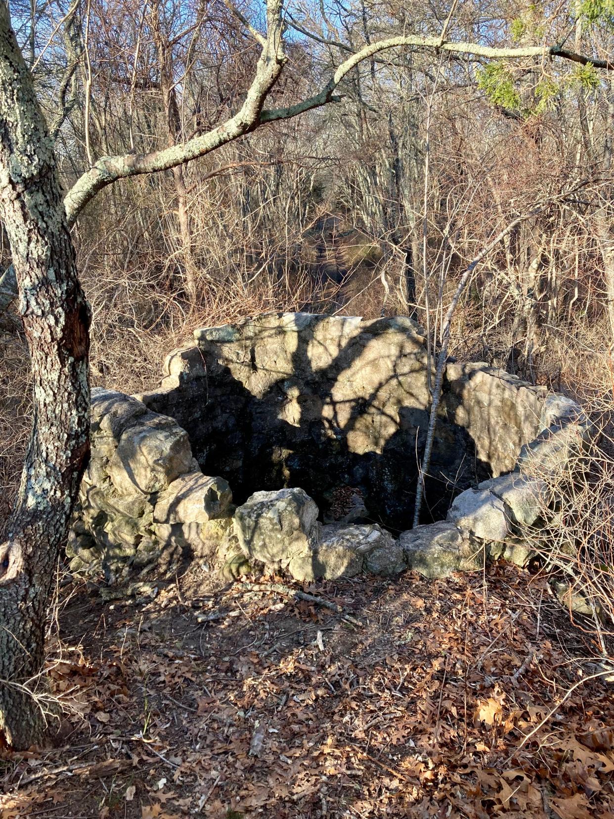 Dunham's Stone Structure in Westport. There will be a program at the Westport Free Public Library to help you identify some of Westport's USOs: unidentified stone objects.