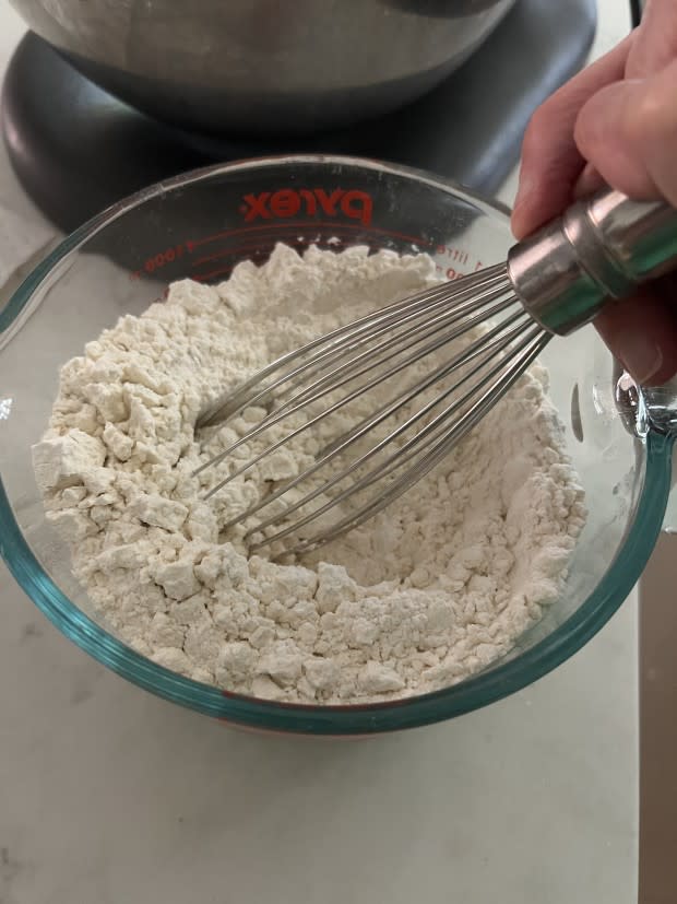 Whisk dry ingredients<p>Theresa Greco</p>
