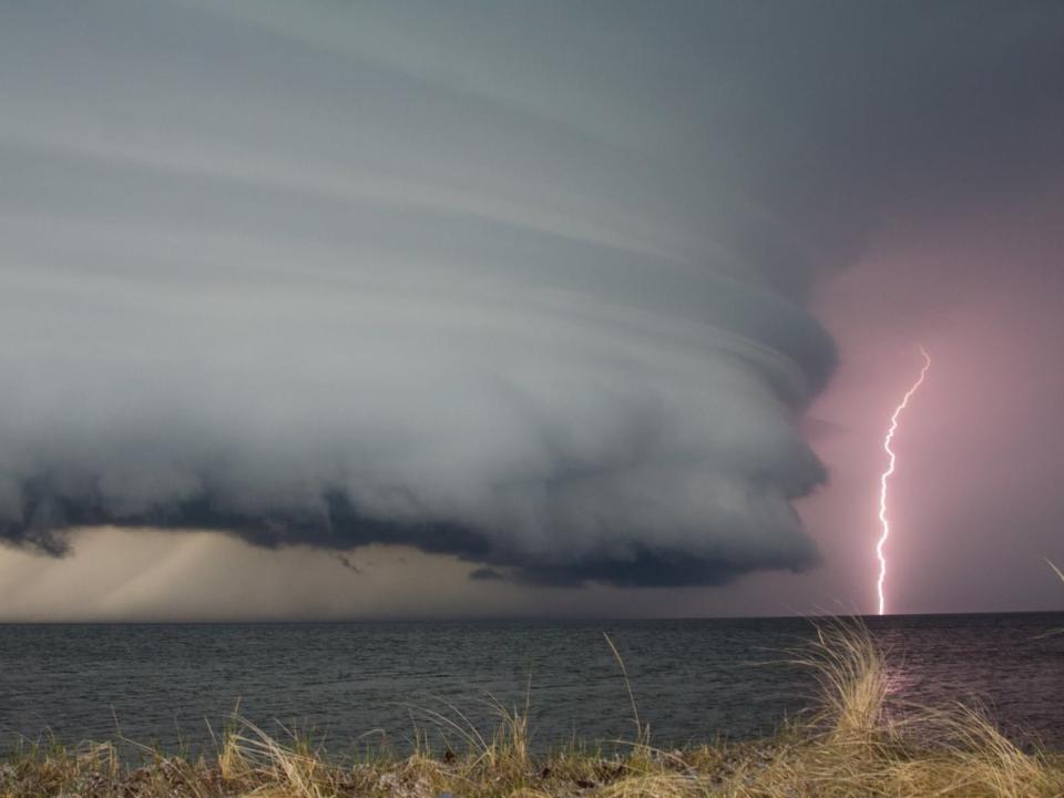 Environment Canada has issued a severe thunderstorm watch for central New Brunswick.  (Raymonde Mallais/Facebook - image credit)